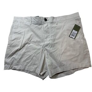 Goodfellow & Co Mens Every Wear Shorts Cream Slim Fit 5" Inseam Size 38 NWT